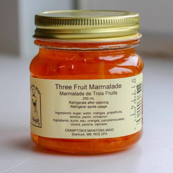 Crampton's Manitoba Maid Three Fruit Marmalade