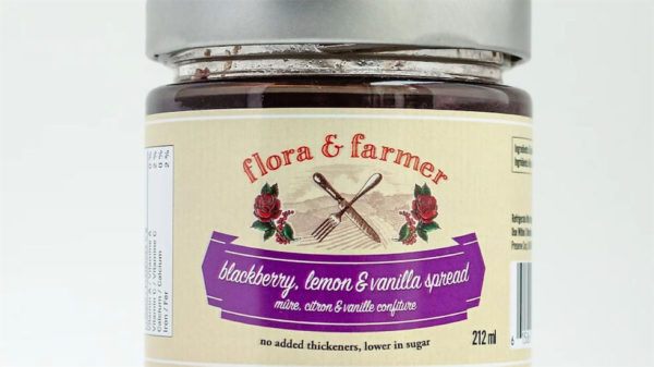 Flora & Farmer Blackberry, Lemon & Vanilla Spread