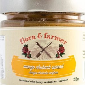 Flora & Farmer Mango Rhubarb Spread