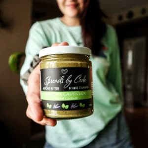 Spreads by Cede Matcha Lavender Almond Butter
