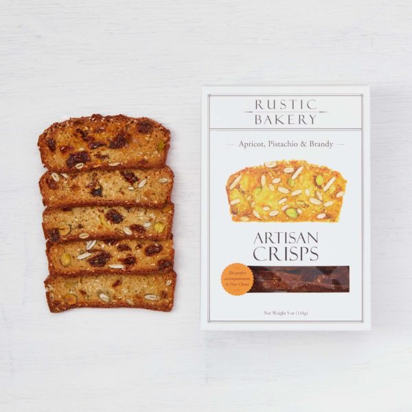 Rustic Bakery Apricot, Pistachio & Brandy Artisan Crisps