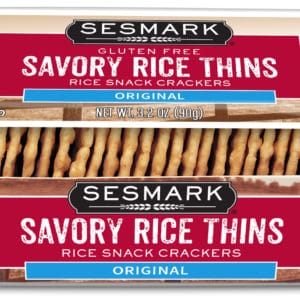Sesmark Savoury Thins Original Rice Crackers