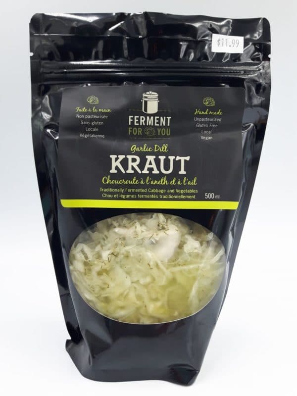 Ferment For You Garlic Dill Kraut
