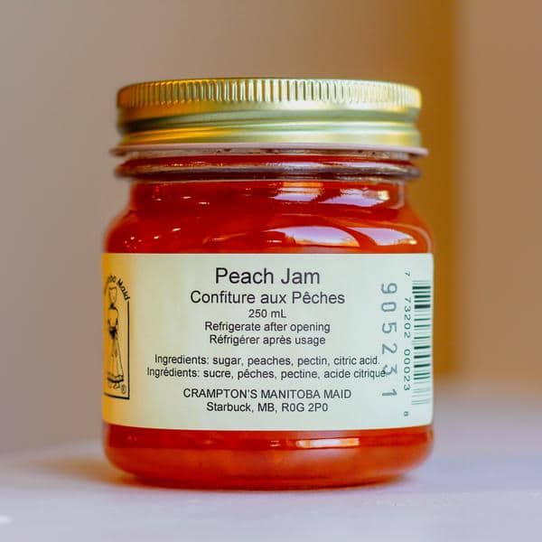 Crampton's Manitoba Maid Peach Jam