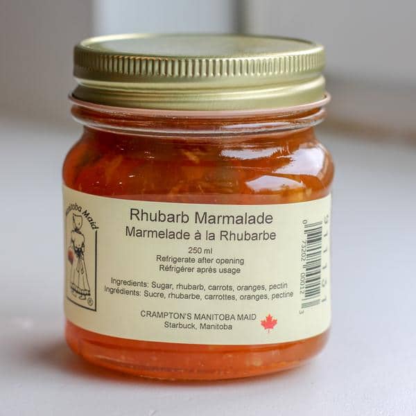 Crampton's Manitoba Maid Rhubarb Marmalade