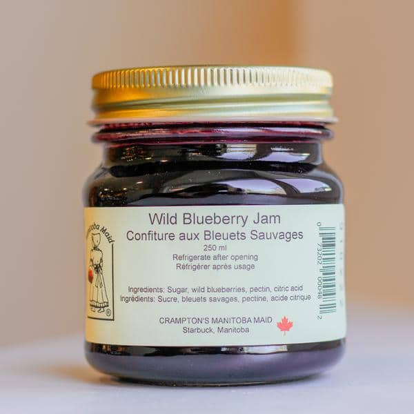 Crampton's Manitoba Maid Wild Blueberry Jam