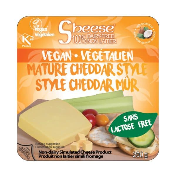 Vegan Mature Cheddar Style Sheese