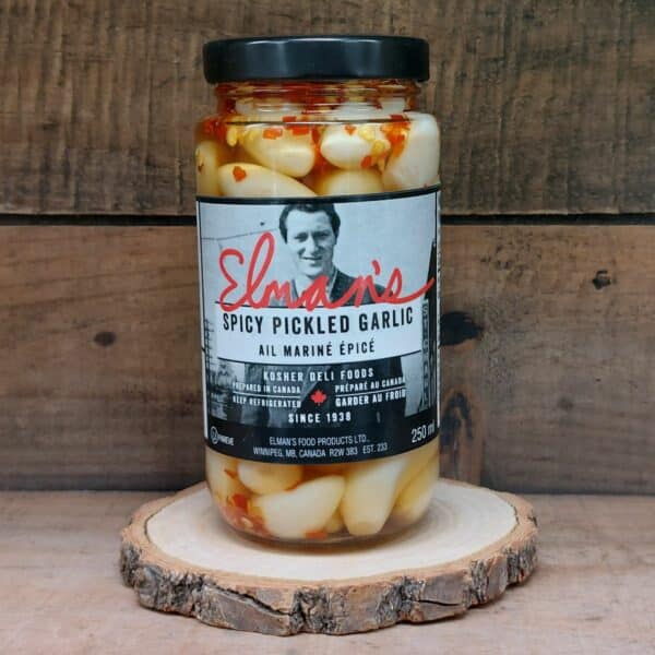 Elman's Spicy Pickled Garlic