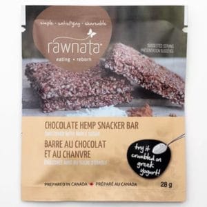 Rawnata Chocolate Hemp Snacker Bar