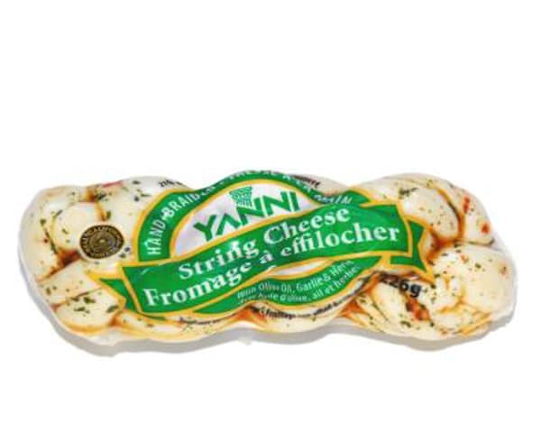 Yanni String Cheese with Olive Oil, Garlic and Herbs
