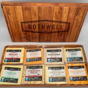 8 Pack Bothwell Cheese in Wood-looking Box