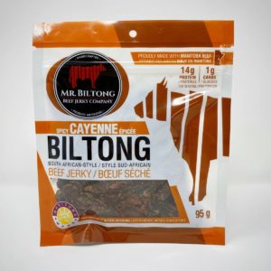 Mr. Biltong Beef Jerky Company Spicy Cayenne Biltong