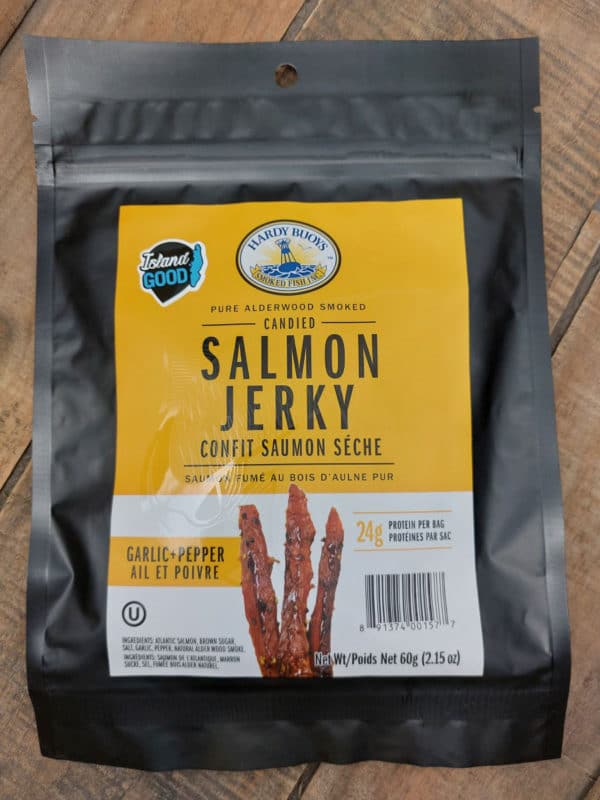 Hardy Buoys Garlic and Pepper Candied Salmon Jerky