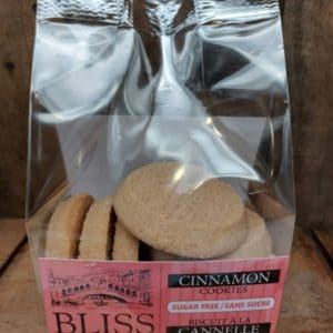 Bliss Gourmet Baked Goods Sugar Free Cinnamon Cookies