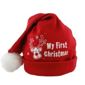 My First Christmas Baby Beanie