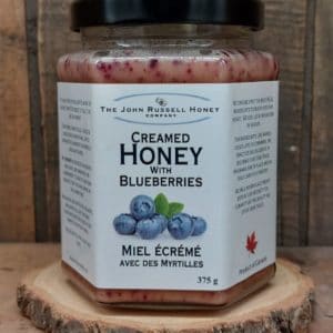 The John Russell Honey Company Creamed Honey with Blueberries
