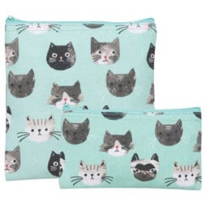 Snack Bags Set of 2 Cats