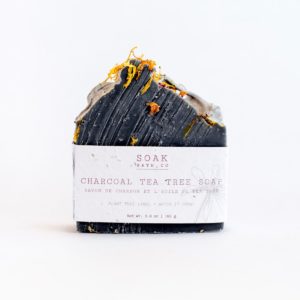 Soak Bath Co Charcoal Tea Tree Soap Bar