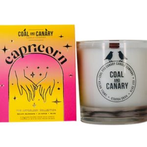 Coal and Canary Candles Capricorn