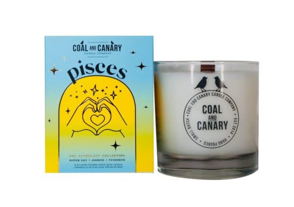 Coal and Canary Candles Pisces