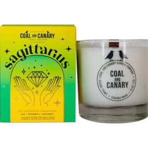 Coal and Canary Candles Sagittarius