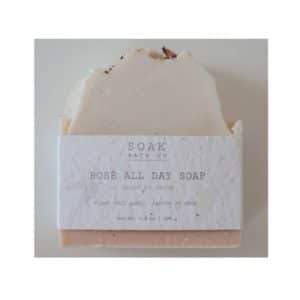 SOAK Bath Company Rose All Day Soap Bar