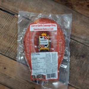 Winnipeg Old Country Sausage Coarse Garlic Ring