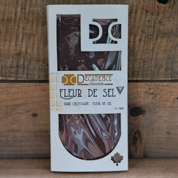 Decadence Chocolates Fleur de Sel Chocolate Bar