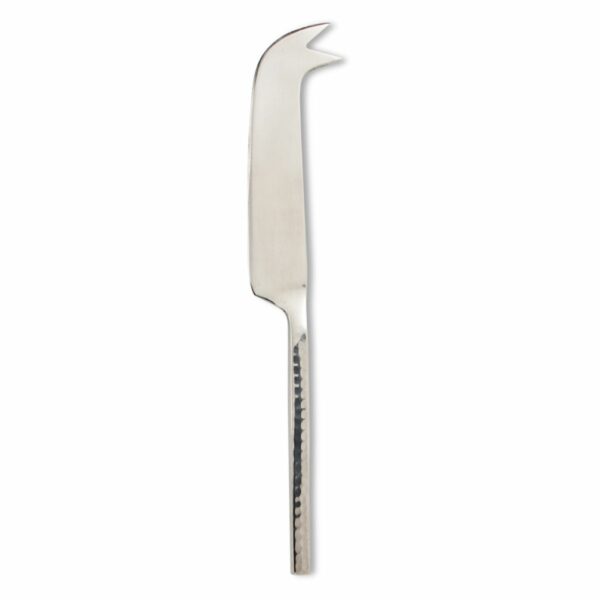 Fork Tipped Cheese Knife with Hammer Finish