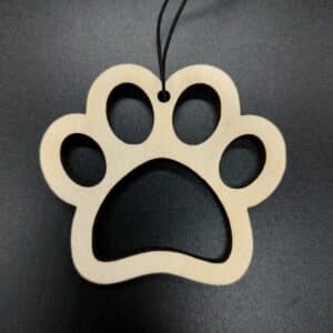 Huron Woodwork Paw Ornament