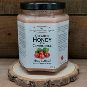 The John Russell Honey Company Creamed Honey With Cranberries