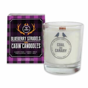 Coal and Canary Blueberry Strudels and Cabin Canoodles Candle
